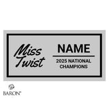 SC Cheer Miss Twist 2025 Championship Display Case
