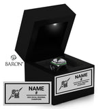 Sage Hill Girls Basketball 2025 Championship Black LED Ring Box