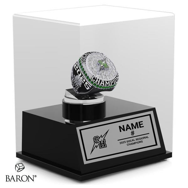 Sage Hill Girls Basketball 2025 Championship Display Case