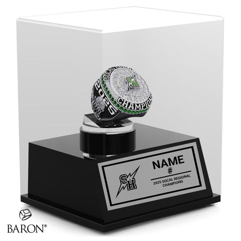 Sage Hill Girls Basketball 2025 Championship Display Case