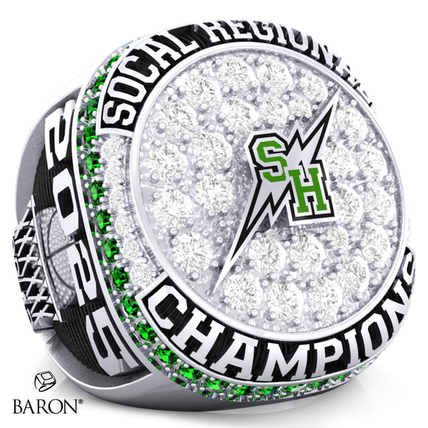 Sage Hill Girls Basketball 2025 Championship Ring - Design 3.1