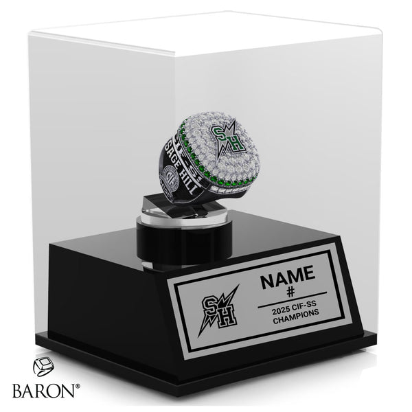 Sage Hill High School Girls Soccer 2025 Championship Display Case