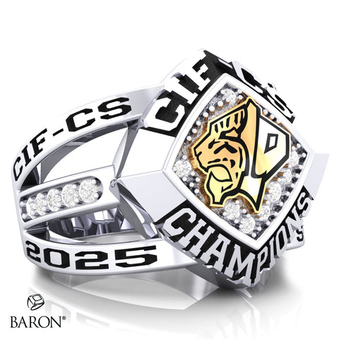 San Luis Obispo High School Stunt Cheer 2025 Championship Ring - Design 1.1