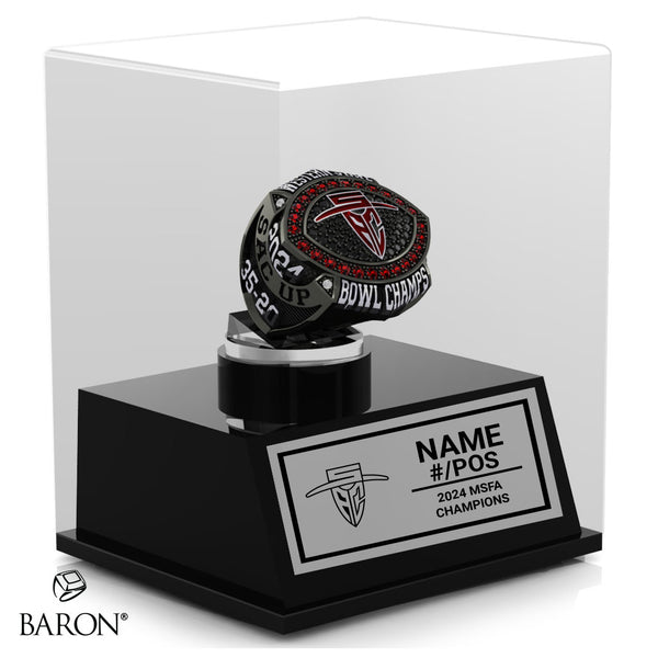 Santa Ana College Football 2024 Championship Display Case