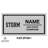 Santan Junior High School Cheer 2025 Championship Black Window Ring Box