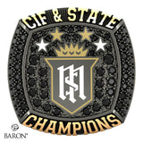 Servite High School Boys Soccer 2024 Championship Ring - Design 4.10