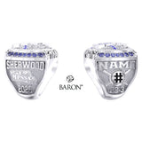 Sherwood High School Baseball 2025 Championship Ring - Design 1.2