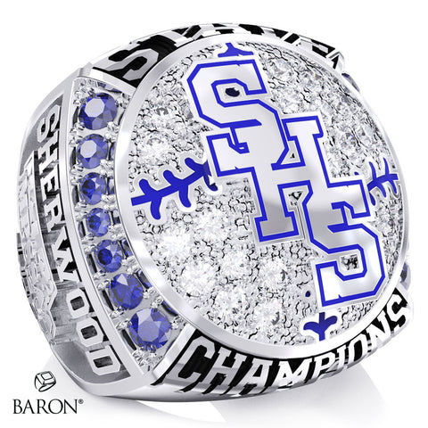 Sherwood High School Baseball 2025 Championship Ring - Design 1.2
