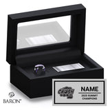 South Coast Cheer 2025 Crush Large U16 Level 2 Championship Black Standard Window Ring Box