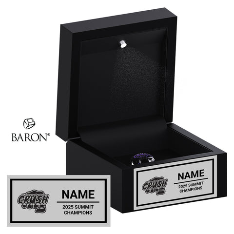 South Coast Cheer 2025 Crush Large U16 Level 2 Championship Black LED Ring Box