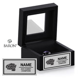 South Coast Cheer 2025 Crush Large U16 Level 2 Championship Black Window Ring Box