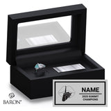 South Coast Cheer 2025 Hush International Junior 4 Championship Black Standard Window Ring Box