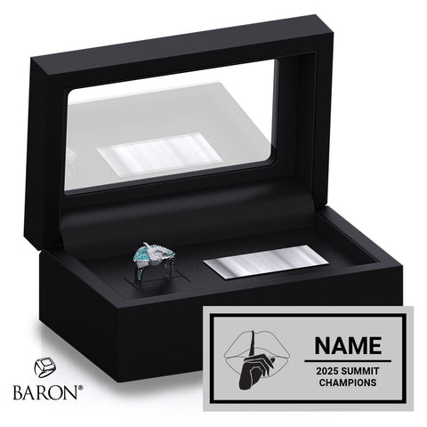 South Coast Cheer 2025 Hush International Junior 4 Championship Black Standard Window Ring Box
