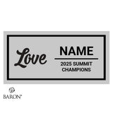 South Coast Cheer 2025 Love International Junior Level 1 Championship Black LED Ring Box
