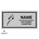 South Coast Cheer 2025 Miss Twist Large Senior 5 Championship Black Standard Window Ring Box