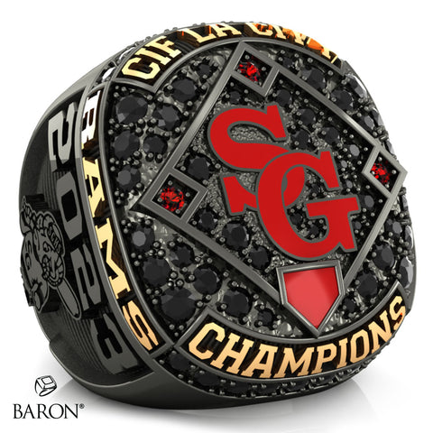 South Gate Baseball 2023 Championship Ring - Design 3.4