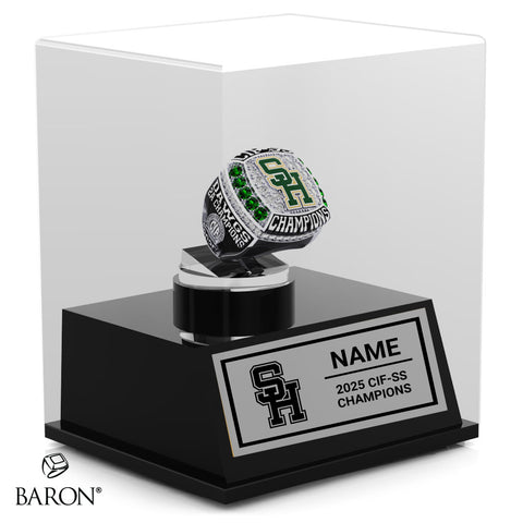South Hills High School Cheer 2025 Championship Display Case