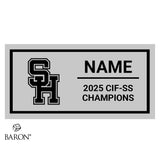 South Hills High School Cheer 2025 Championship Display Case