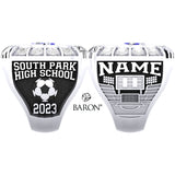 South Park High School Soccer 2023 Championship Ring - Design 1.1