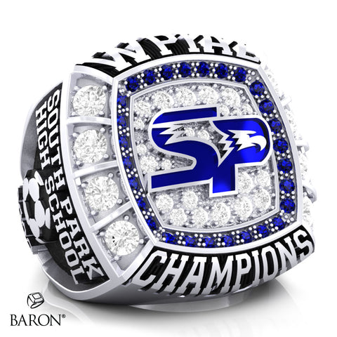 South Park High School Soccer 2023 Championship Ring - Design 1.1