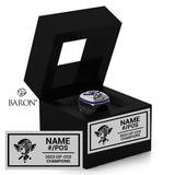 South San Francisco Football 2023 Championship Black Window Ring Box