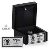 Spartans Drum and Bugle Corps 2025 Championship Black LED Ring Box