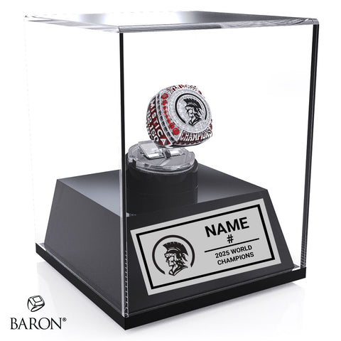 Spartans Drum and Bugle Corps 2025 Championship Display Case
