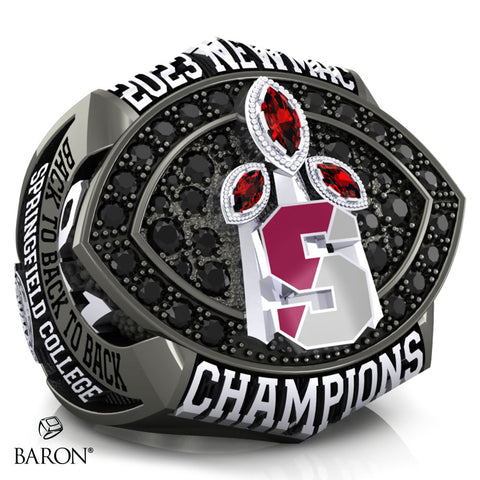 Springfield College Football 2023 Championship Ring - Design 1.7