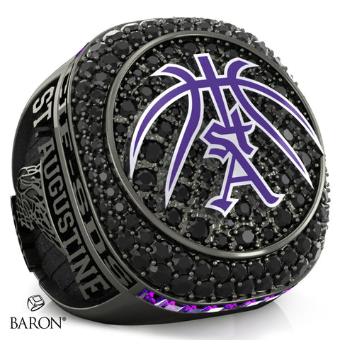 St. Augustine High School Boys Basketball 2025 Championship Ring - Design 2.7