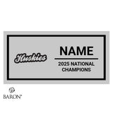 St. Cloud State Dance 2024 Championship Black Standard Window Ring Box