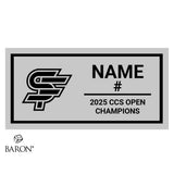 St. Francis High School Softball 2025 Championship Black LED Ring Box
