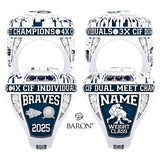 St. John Bosco Boys Wrestling 2025 Championship Ring - Design 2.4