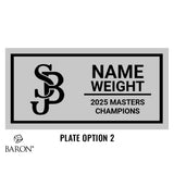 St. John Bosco Boys Wrestling 2025 Championship Black LED Ring Box