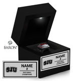 St. John's University Men's Basketball 2025 Championship Black LED Ring Box