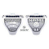 St. Mary's School Volleyball 2024 Championship Ring - Design 2.3