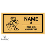 St. Vincent University Men's Hockey 2025 Championship Black Window Ring Box