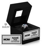 2023 Stagg Bowl Officials Championship Black Window Ring Box