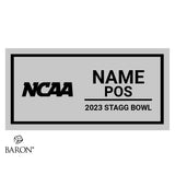 2023 Stagg Bowl Officials Championship Black LED Ring Box