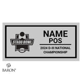 Stagg Bowl Officials 2024 Championship Display Case