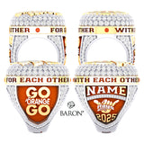 Stingray Allstars Orange Majors Cheer 2025 Championship Ring - Design 4.8