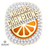 Stingray Allstars Orange Majors Cheer 2025 Championship Ring - Design 4.8