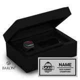 Stingray Allstars Splash Cheer 2025 Championship Black Standard Window Ring Box