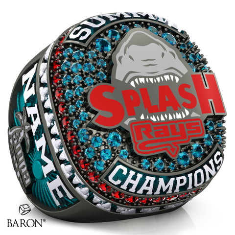 Stingray Allstars Splash Cheer 2025 Championship Ring - Design 1.8
