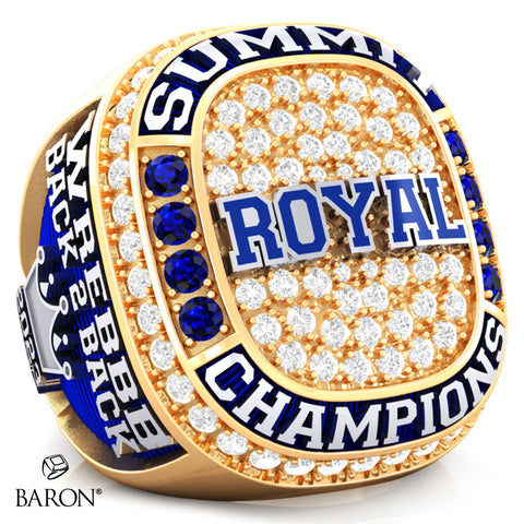 The Stingray Allstars Large Junior 5 2024 Championship Ring - Design 1.2