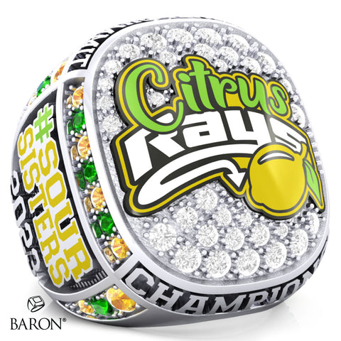 Stingrays Allstars Citrus 2023 Championship Ring - Design 1.1