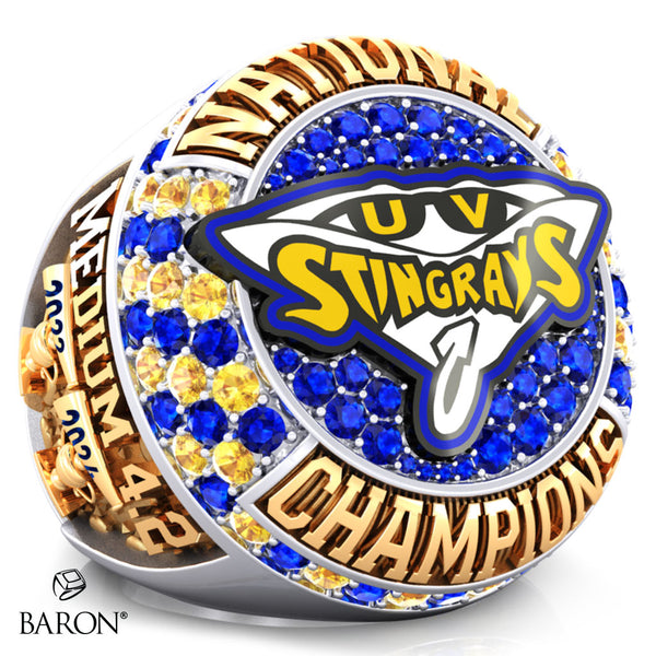 Stingrays Allstars UV Cheer 2024 Championship Ring - Design 1.4