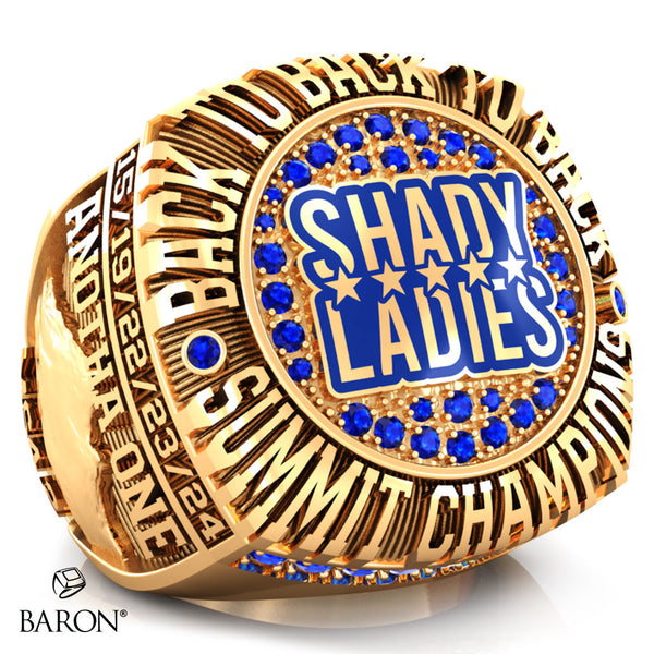 Stingrays UV Allstars Summit Cheer 2024 Championship Ring - Design 2.1