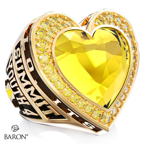 Stingrays Yellow Youth 4 2025 Championship Ring - Design 1.4