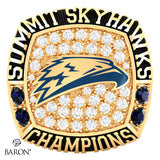 Summit High School Boys Water Polo 2023 Championship Ring - Design 2.13