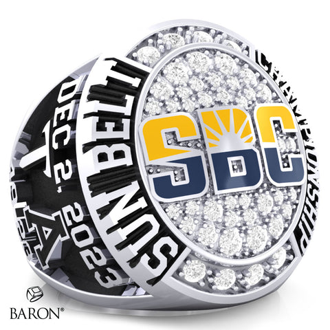Sun Belt Championship Officials 2023 Championship Ring - Design 2.1